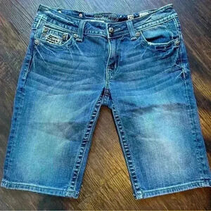 Women's Blue Denim Shorts